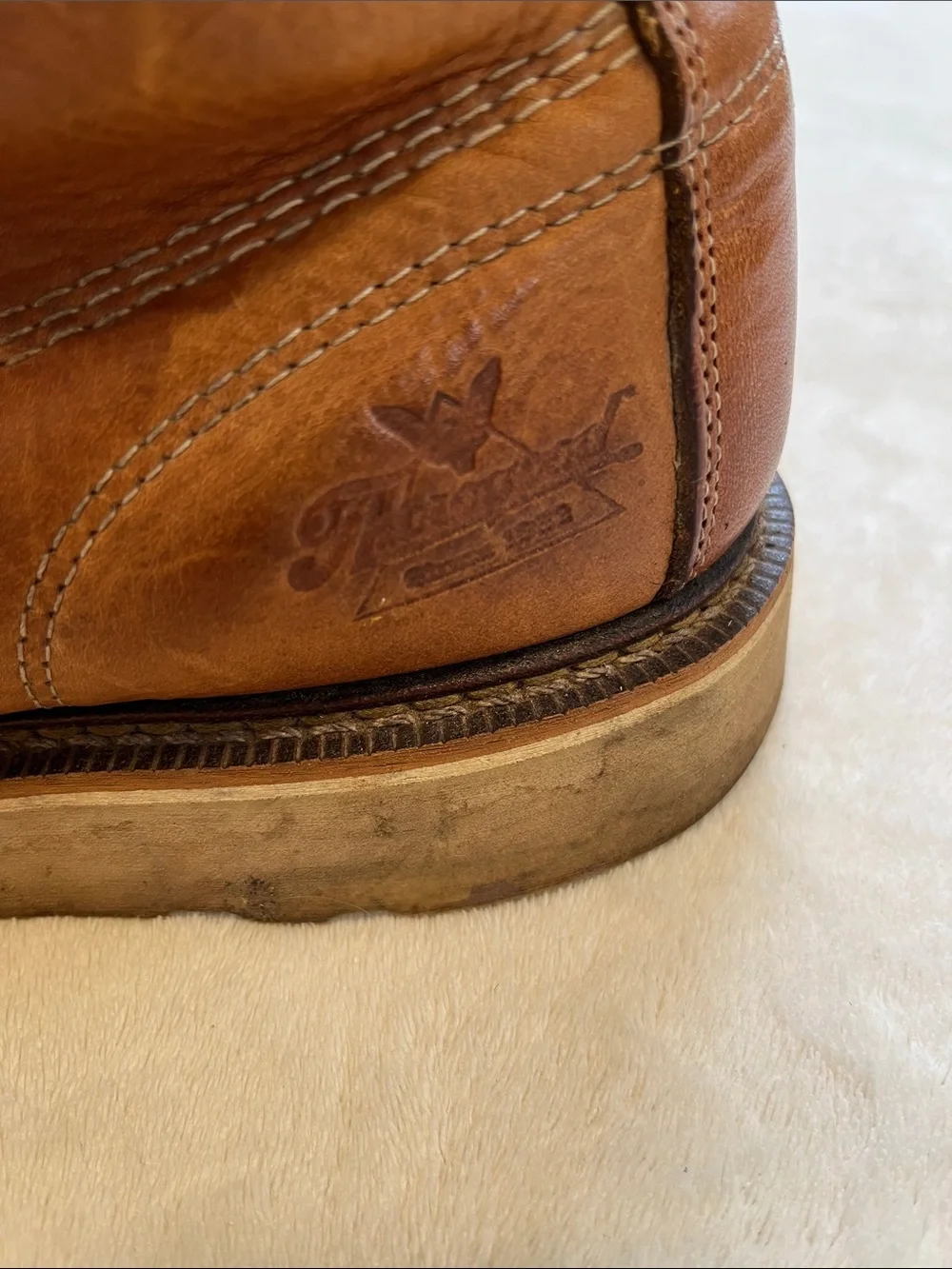 Thorogood | Men's Brown Leather Lace-Up Work Boots 9.5 EE
